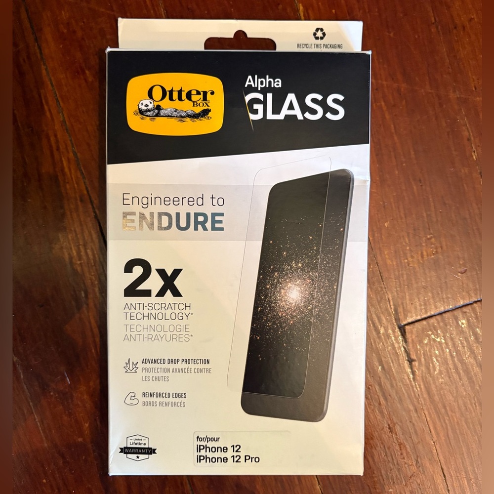Otter Box Alpha Glass for iPhone 12